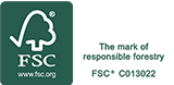FSC Chain-of-Custody certified, licence code FSC C013022